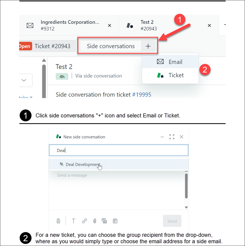 Creating Child Tickets via Side Conversations (Zendesk feature) – John ...